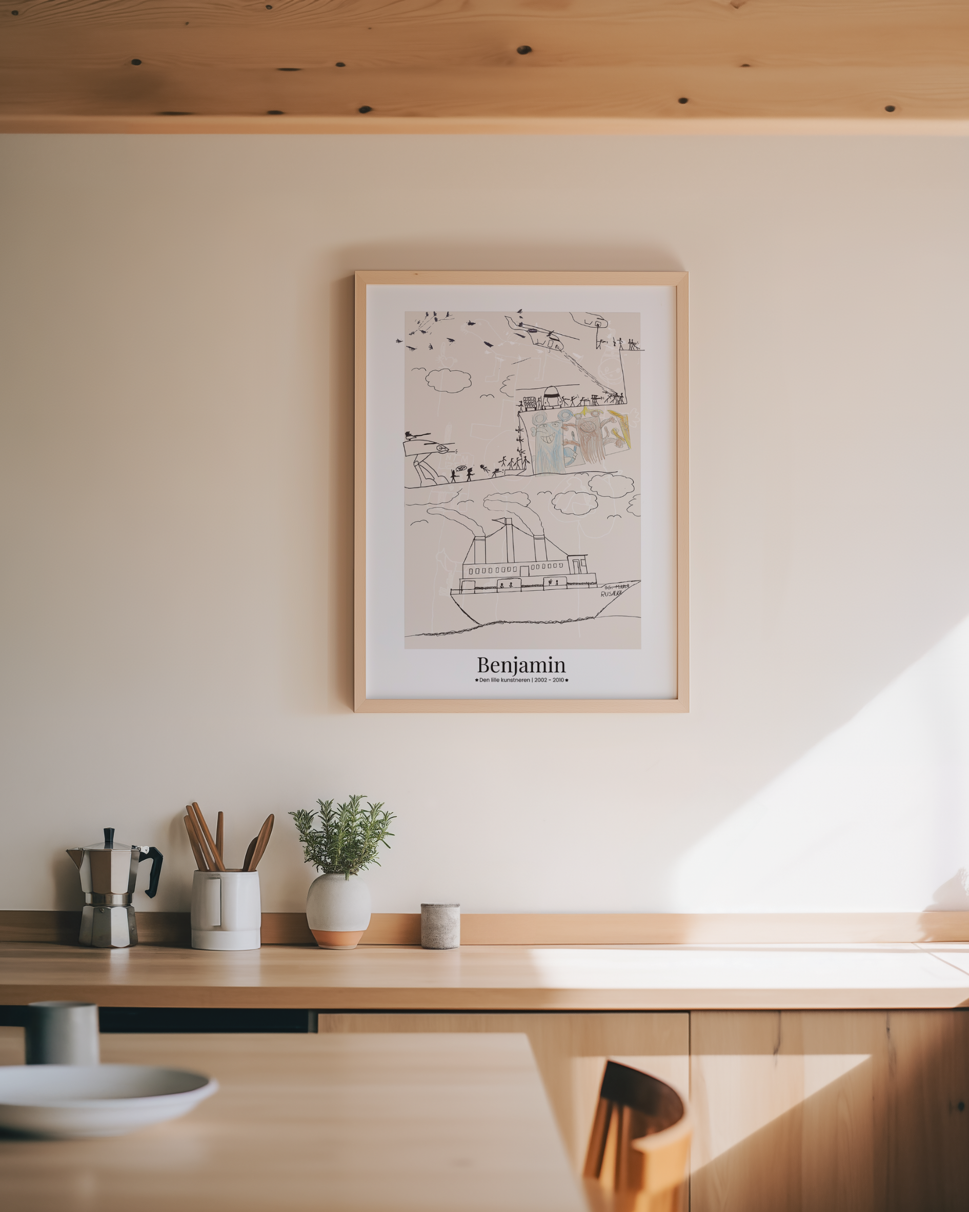 Den lille kunstneren - Klassisk (50x70)