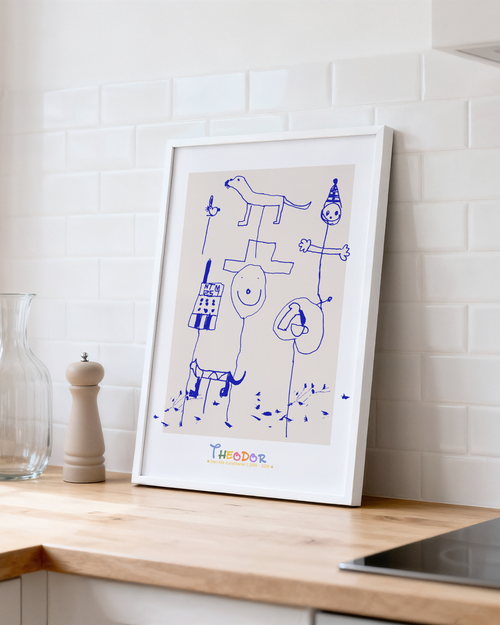 Den lille Kunstneren - Fargerik (30x40)